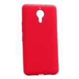 HEPTEKİLETİŞİM General Mobile 5 Plus ile Uyumlu Yumuşak Dokulu, Esnek, İnce, Mat Silikon Kılıf, Kırmızı