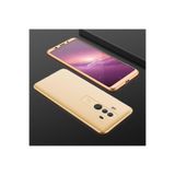 HEPTEKİLETİŞİM Huawei Mate 10 Pro ile Uyumlu Kılıf, 360 Tam Koruma, Ön ve Arka Sert Mika Kapak, Gold