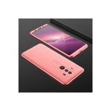 HEPTEKİLETİŞİM Huawei Mate 10 Pro ile Uyumlu Kılıf, 360 Tam Koruma, Ön ve Arka Sert Mika Kapak, Rose Gold
