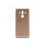 HEPTEKİLETİŞİM Huawei Mate 10 Pro ile Uyumlu Kılıf, Yumuşak Dokulu, Esnek Silikon, Mat, Gold