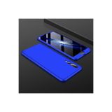 HEPTEKİLETİŞİM Huawei P20 Pro ile Uyumlu Kılıf, 360 Tam Koruma, Ön ve Arka Sert Mika Kapak, Mavi