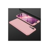 HEPTEKİLETİŞİM Huawei P20 Pro ile Uyumlu Kılıf, 360 Tam Koruma, Ön ve Arka Sert Mika Kapak, Rose Gold