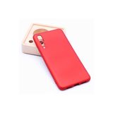 HEPTEKİLETİŞİM Huawei P20 Pro ile Uyumlu Kılıf, Yumuşak Dokulu, Esnek, İnce, Mat, Silikon, Kırmızı