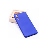 HEPTEKİLETİŞİM Huawei P20 Pro ile Uyumlu Kılıf, Yumuşak Dokulu, Esnek, İnce, Mat, Silikon, Saks Mavi