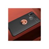 HEPTEKİLETİŞİM Huawei Y7 Prime 2019 ile Uyumlu Kılıf, Yüzüklü Standlı, Mıknatıslı, Kamera Çıkıntılı, Siyah-Rose Gold