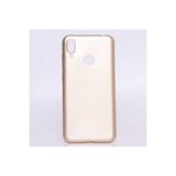 HEPTEKİLETİŞİM Huawei Y7 Prime 2019 ile Uyumlu Yumuşak Dokulu, Esnek, İnce, Mat Silikon Kılıf, Gold