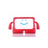 HEPTEKİLETİŞİM iPad Mini 1 2 3 ile Uyumlu Çocuklara Özel Silikon Kılıf, Stand Özellikli, Kırmızı