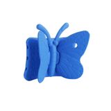 HEPTEKİLETİŞİM iPad Mini 3 2 1 ile Uyumlu Çocuklara Özel Silikon Kılıf, Kelebek Tasarımı, Mavi, Stand Özellikli