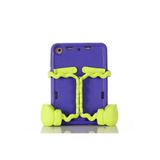 HEPTEKİLETİŞİM iPad Mini 5/4 7.9 İnç Çocuklar İçin Tablet Kılıfı, EVA Silikon, Mor, Stand Özellikli
