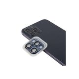 HEPTEKİLETİŞİM iPhone 11 Pro ile Uyumlu Kamera Lens Koruyucu, Parıldayan Taşlı, Mavi, Kolay Takma