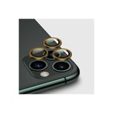 HEPTEKİLETİŞİM iPhone 11 Pro ile Uyumlu Kamera Lens Koruyucu, Tempered Cam, Gold