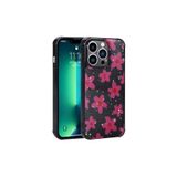 HEPTEKİLETİŞİM iPhone 11 Pro ile Uyumlu Kılıf, Simli Desenli, Köşe Kamera Korumalı, Darbe Emici Silikon Kapak, Çiçek Deseni
