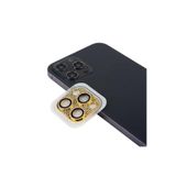 HEPTEKİLETİŞİM iPhone 11 Pro Max ile Uyumlu Kamera Lens Koruyucu, Parıldayan Taşlı, Gold