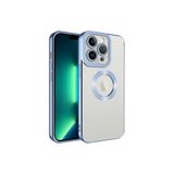 HEPTEKİLETİŞİM iPhone 11 Pro Max ile Uyumlu Kılıf, Kamera Lens Korumalı, Logo Gösteren Parlak Kenarlı Kapak, Sierra Mavi, OMEGA