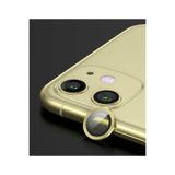 HEPTEKİLETİŞİM iPhone 12 ile Uyumlu Kamera Lens Koruyucu, Tempered Cam, Sarı
