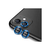 HEPTEKİLETİŞİM iPhone 12 ile Uyumlu Premium Safir Parmak İzi Bırakmayan Kamera Lens Koruyucu, Mavi