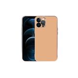 HEPTEKİLETİŞİM iPhone 12 Pro Max Kılıf, Parlak Altın Işlemeli, Kamera Korumalı, Pastel Renkli Kapak