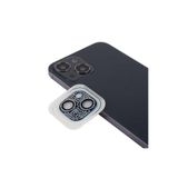 HEPTEKİLETİŞİM iPhone 13 ile Uyumlu Kamera Lens Koruyucu, Parıldayan Taşlı Tasarım, Mavi, Kolay Takma Aparatlı