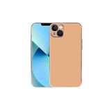 HEPTEKİLETİŞİM iPhone 13 ile Uyumlu Kılıf, Parlak Altın Işlemeli, Kamera Korumalı, Pastel Renkli Kapak, Viyana