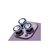 HEPTEKİLETİŞİM iPhone 13 Pro Uyumlu Safir Kamera Lens Koruyucu, Kolay Takma Aparatlı, Sierra Mavi
