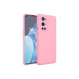 HEPTEKİLETİŞİM OnePlus 9 Pro ile Uyumlu Kılıf, Kadife İç Yüzey, Yumuşak Dokulu, Kamera Korumalı, Silikon, Pembe