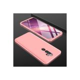 HEPTEKİLETİŞİM Oppo A9 2020 ile Uyumlu Kılıf, 360 Tam Koruma, Ön ve Arka Sert Mika Kapak, Rose Gold