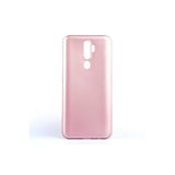 HEPTEKİLETİŞİM Oppo A9 2020 ile Uyumlu Kılıf, Yumuşak Dokulu, Esnek, İnce, Mat, Silikon, Rose Gold