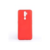 HEPTEKİLETİŞİM Oppo A9 2020 ile Uyumlu Kılıf, Yumuşak Dokulu, Silikon, Kırmızı
