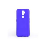 HEPTEKİLETİŞİM Oppo A9 2020 ile Uyumlu Kılıf, Yumuşak Dokulu, Silikon, Saks Mavi