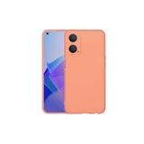 HEPTEKİLETİŞİM Oppo A96 4G ile Uyumlu Kılıf, Kadife İç Yüzey, Yumuşak Dokulu, Kamera Korumalı, Silikon Kapak, Turuncu