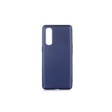 HEPTEKİLETİŞİM Oppo Reno 3 Pro 5G ile Uyumlu Yumuşak Dokulu Silikon Kılıf, Mat, Lacivert