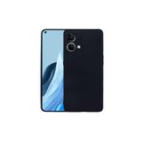 HEPTEKİLETİŞİM Oppo Reno 7 4G ile Uyumlu Kılıf, Yumuşak Dokulu, Esnek Silikon, Mat, Siyah