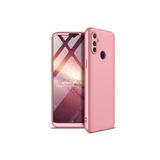 HEPTEKİLETİŞİM Realme 5i ile Uyumlu Kılıf, 360 Tam Koruma, Ön ve Arka Sert Mika Kapak, Rose Gold