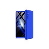 HEPTEKİLETİŞİM Realme 6 Pro ile Uyumlu 360 Tam Koruma Kılıf, Ön ve Arka Sert Mika Kapak, Mavi