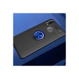 HEPTEKİLETİŞİM Samsung Galaxy A10s ile Uyumlu Kılıf, Kamera Çıkıntılı, Renkli Yüzüklü, Standlı, Mıknatıslı, Siyah-Mavi
