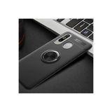 HEPTEKİLETİŞİM Samsung Galaxy A20s ile Uyumlu Kılıf, Kamera Çıkıntılı, Yüzüklü, Standlı, Mıknatıslı, Siyah