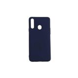HEPTEKİLETİŞİM Samsung Galaxy A20s ile Uyumlu Kılıf, Yumuşak Dokulu, Esnek Silikon, Mat, Lacivert