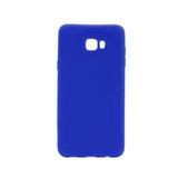 HEPTEKİLETİŞİM Samsung Galaxy C9 Pro ile Uyumlu Yumuşak Dokulu Silikon Kılıf, Saks Mavi