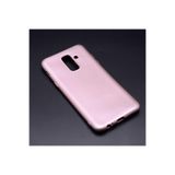 HEPTEKİLETİŞİM Samsung Galaxy J8 ile Uyumlu Yumuşak Dokulu Silikon Kılıf, Mat, Rose Gold