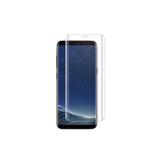 HEPTEKİLETİŞİM Samsung Galaxy S8 ile Uyumlu Tam Kaplayan Esnek PET Ekran Koruyucu, Renksiz
