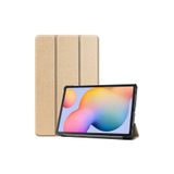 HEPTEKİLETİŞİM Samsung Galaxy Tab S7, S8 ile Uyumlu 11" Tablet Kılıfı, PU Deri, 360 Koruma, Gold