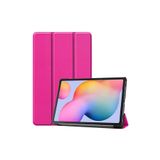 HEPTEKİLETİŞİM Samsung Galaxy Tab S7, S8 ile Uyumlu 11" Tablet Kılıfı, PU Deri, 360 Koruma, Pembe
