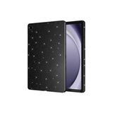 Heptekiletişim Samsung Galaxy Tab S9 Fe Kılıf Kamera Korumalı Simli Renkli Parlak Silikon Kapak (Koton)