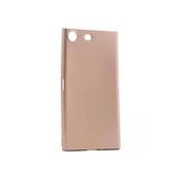 Heptekiletişim Sony Xperia M5 Kapak Yumuşak Dokulu Soft Esnek Ince Mat Renkli Silikon Kılıf-Premier-Gold