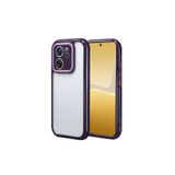 HEPTEKİLETİŞİM Xiaomi Mi 13T ile Uyumlu Kılıf, Kamera Korumalı, Renkli Kenar ve Çerçeve Tasarımlı, Derin Mor