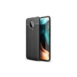 HEPTEKİLETİŞİM Xiaomi Poco F2 Pro ile Uyumlu Kılıf, Deri Görünümlü, Silikon, Siyah