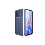 HEPTEKİLETİŞİM Xiaomi Poco M4 Pro 5G ile Uyumlu Kılıf, Karbon Fiber Dokulu, Kamera Çıkıntılı, Renk Atmaz, Lacivert
