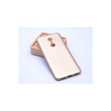 HEPTEKİLETİŞİM Xiaomi Redmi 5 Plus ile Uyumlu Kılıf, Yumuşak Dokulu, Esnek Silikon, Mat, Gold