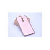 HEPTEKİLETİŞİM Xiaomi Redmi 5 Plus ile Uyumlu Kılıf, Yumuşak Dokulu, Esnek Silikon, Mat, Rose Gold