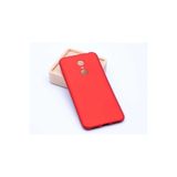 HEPTEKİLETİŞİM Xiaomi Redmi 5 Plus ile Uyumlu Kılıf, Yumuşak Dokulu, Silikon, Kırmızı